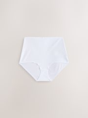 White Full Brief 100% Cotton Rich Knickers - Image 8 of 10