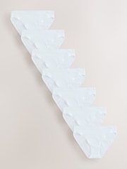 White High Leg 100% Cotton Knickers - Image 1 of 4