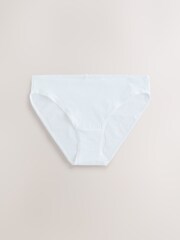 White High Leg 100% Cotton Knickers 7 Pack - Image 5 of 7