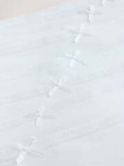 White High Leg 100% Cotton Knickers 7 Pack - Image 6 of 7