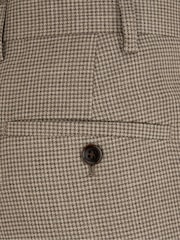 Skopes Natural Chaplin Tailored Fit Micro Check Suit Trousers - Image 4 of 4