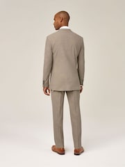 Skopes Natural Chaplin Tailored Fit Micro Check Suit Jacket - Image 2 of 6