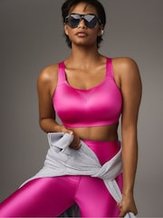 Victoria's Secret Pink Fire Featherweight Max™GlossyTech High Impact Sports Bra - Image 1 of 3
