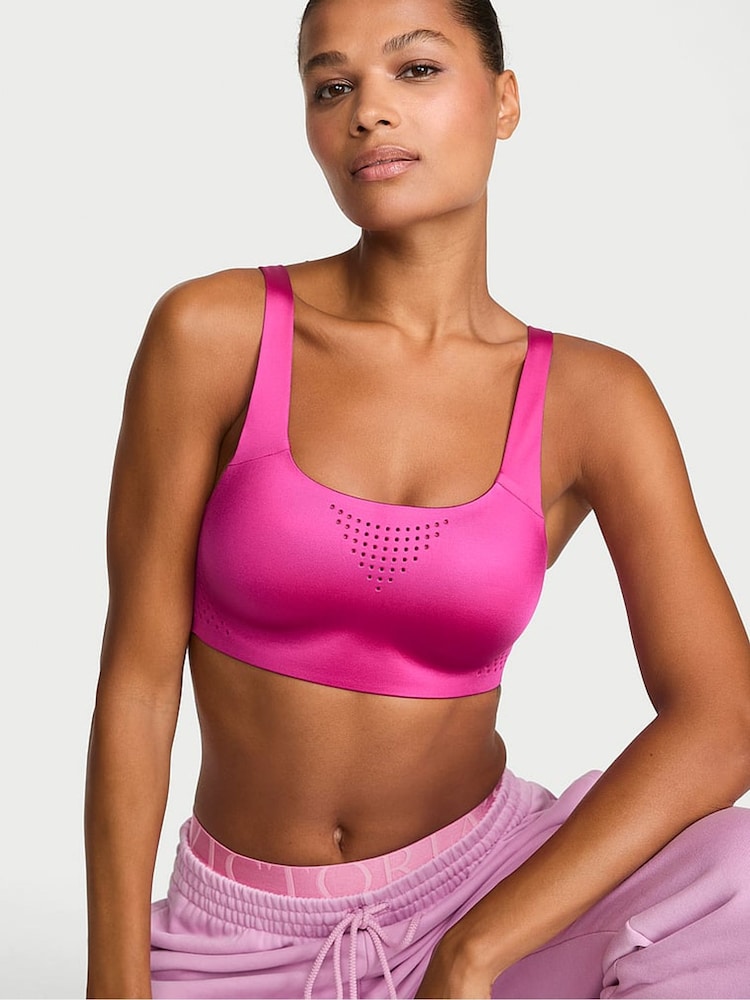 Victoria's Secret Pink Fire Featherweight Max™GlossyTech High Impact Sports Bra - Image 3 of 3 Victoria's Secret Pink Fire Featherweight Max™GlossyTech High Impact Sports Bra - Image 3 of 3