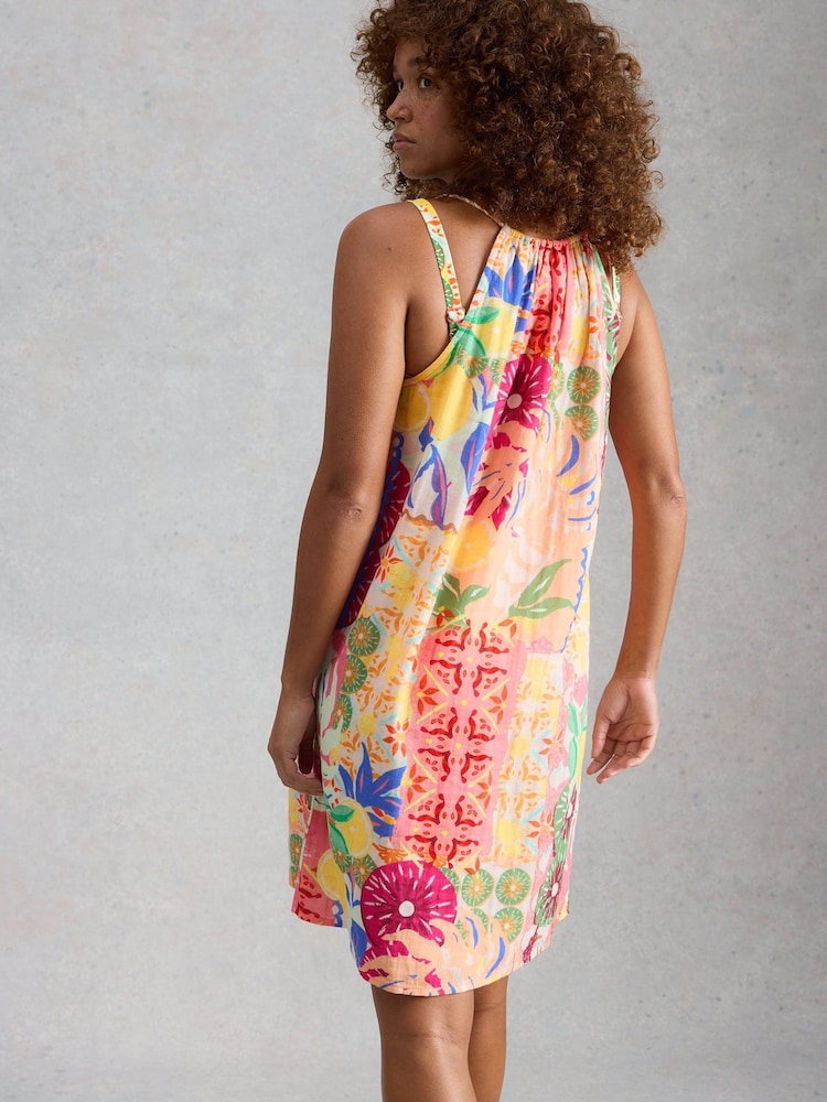 white stuff beach dress Lilly Beach Dress in PINK MULTI