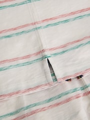 White Stuff Abersoch Reverse Stripe Short Sleeve T-Shirt - Imagen 6 de 6