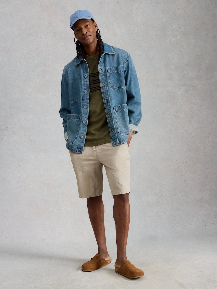 White Stuff Harrington Cut Stripe T-Shirt - Imagen 2 de 6