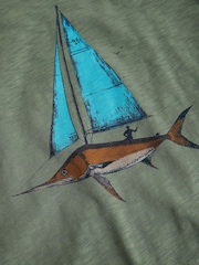 White Stuff Abersoch Fish Sail Graphic T-Shirt - Imagen 6 de 6