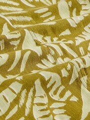 White Stuff Green Bree Linen Blend Top - Image 6 of 6