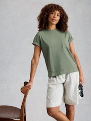 White Stuff Green Gina T-Shirt - Image 3 of 6