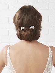 Pack de 2 mini peines florales Jessica de Jon Richard - Estuche de regalo - Imagen 2 de 2