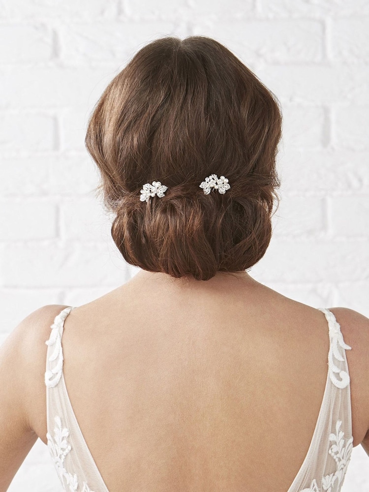 Pack de 2 mini peines florales Jessica de Jon Richard - Estuche de regalo - Imagen 2 de 2