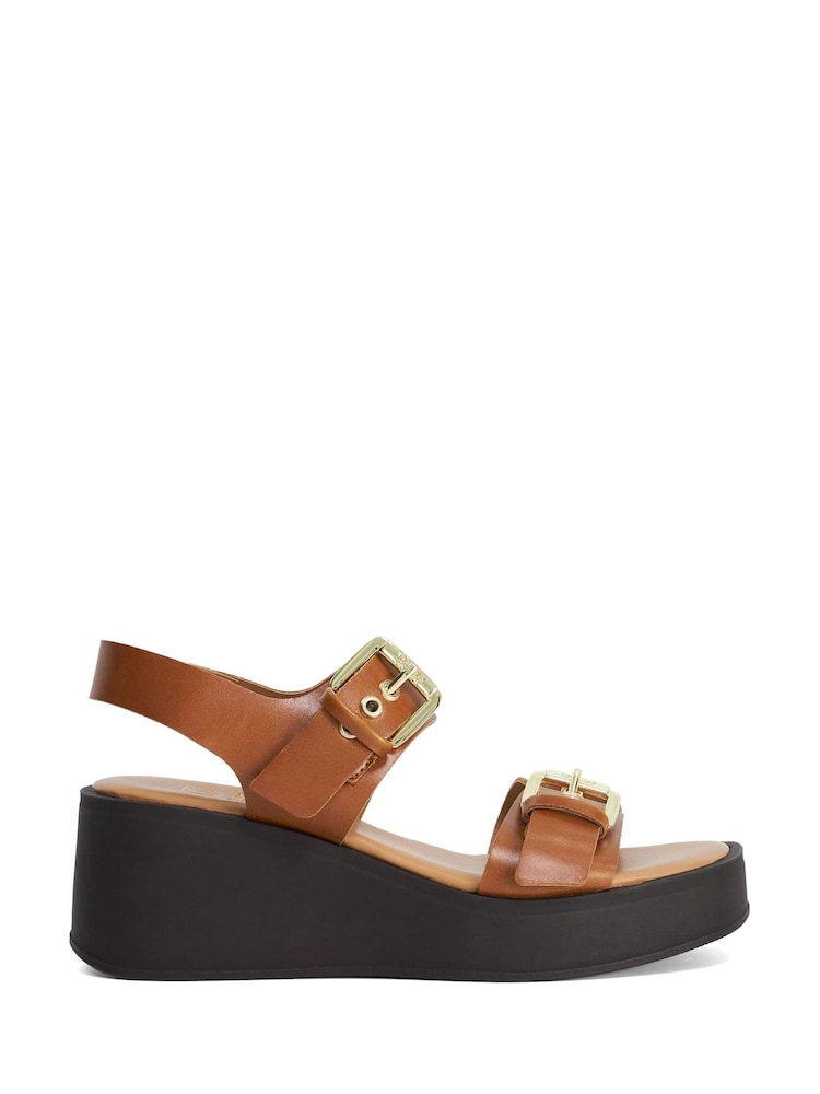 Dune London Natural Karola Casual Sandals - Image 1 of 5