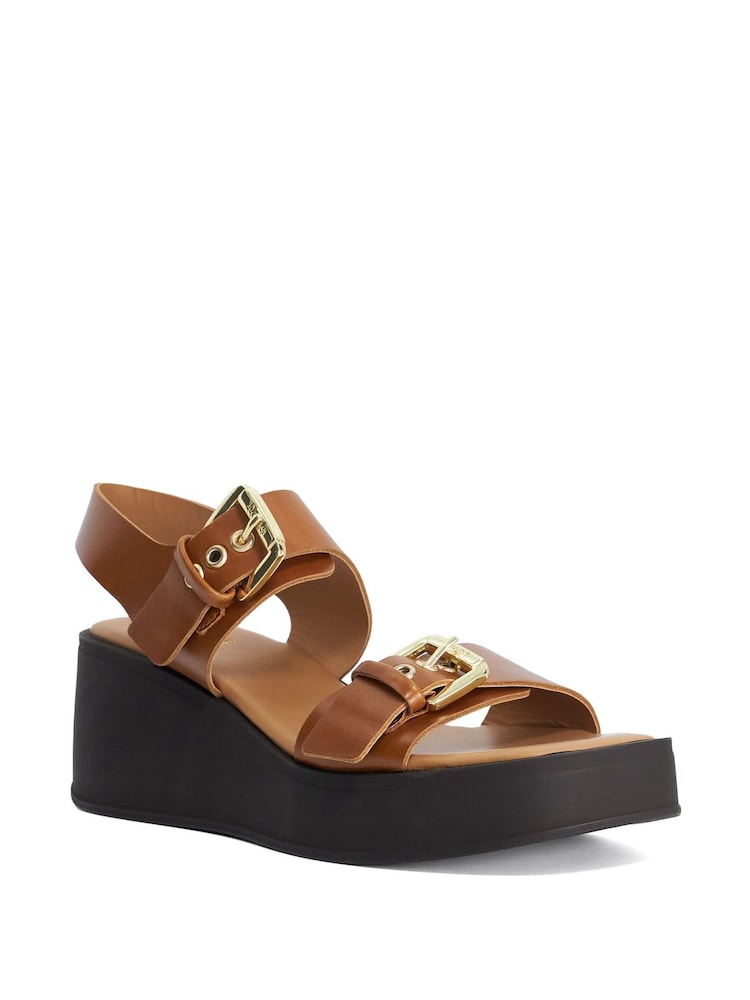 Dune London Natural Karola Casual Sandals - Image 2 of 5