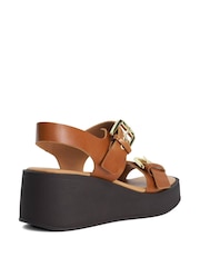 Dune London Natural Karola Casual Sandals - Image 3 of 5
