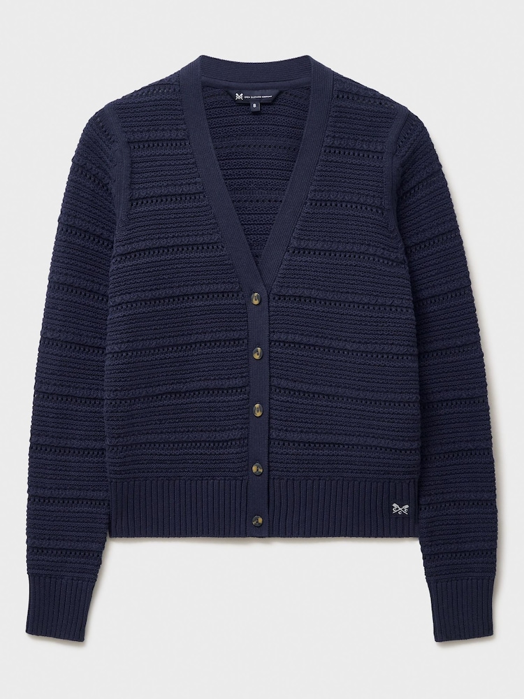 Crew Clothing Long Sleeve Cotton Cardigan - Εικόνα 5 του 5