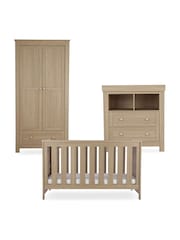 Cuddleco 3 Piece Oak Burford Nursery Furniture Set - Image 6 of 8