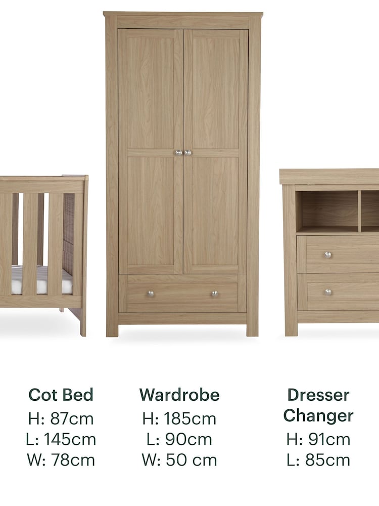 Cuddleco 3 Piece Oak Burford Nursery Furniture Set - Image 8 of 8 Cuddleco 3 Piece Oak Burford Nursery Furniture Set - Image 8 of 8