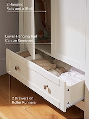 Cuddleco 3 Piece White/Oak Burford Nursery Furniture Set - Image 5 of 8