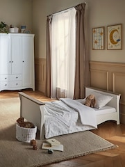 Cuddleco White/Ash 2 Piece Clara Luxe Nursery Furniture Set - Image 2 of 2
