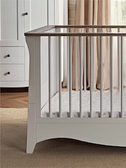 Cuddleco White/Ash 2 Piece Clara Luxe Nursery Furniture Set - Image 8 of 8