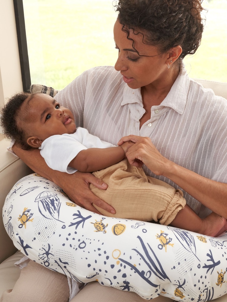 Tutti Bambini Ocean White Feeding Pillow - Image 1 of 4