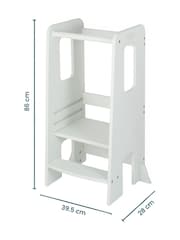 Tutti Bambini Teal Blue Helping Hands Montessori Toddler Learning Tower High Chair - Image 6 of 6