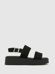Schuh Black WF Tuscany Chunky Sandals - Image 1 of 4