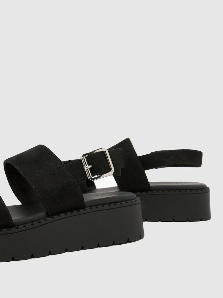 Schuh Black WF Tuscany Chunky Sandals - Image 4 of 4