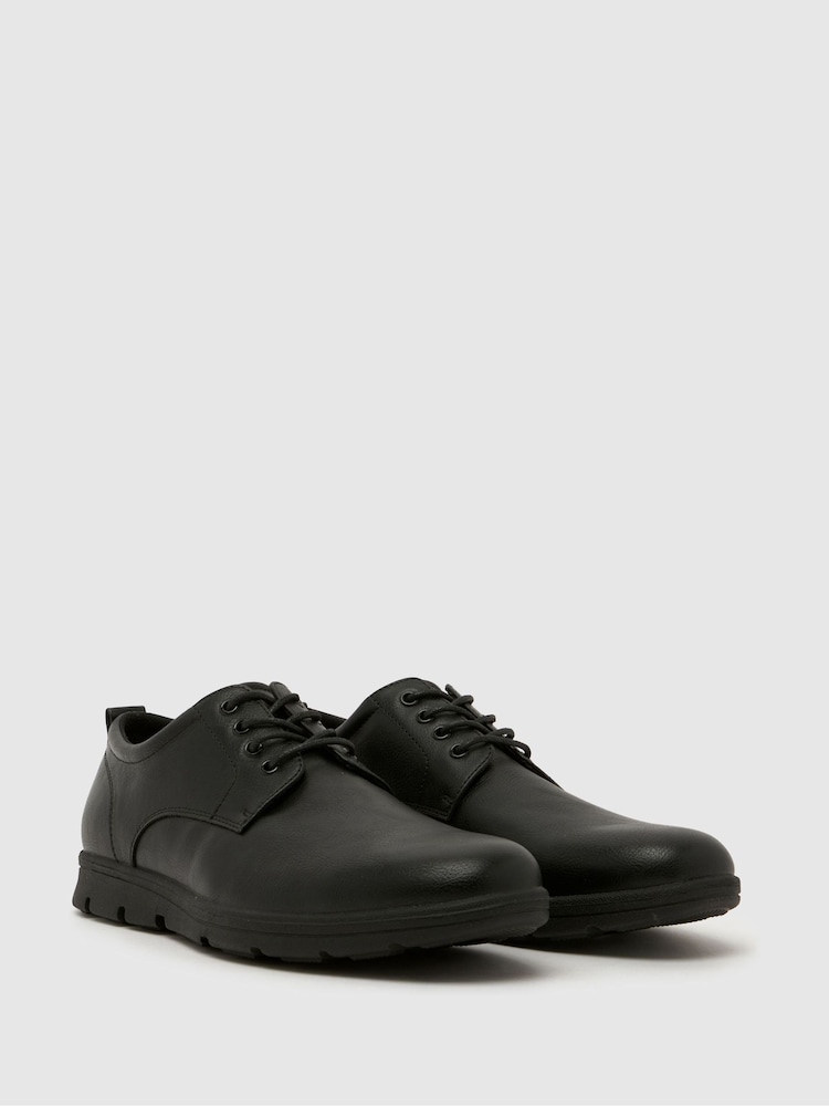Schuh Pilot Lace Up Shoes - Larawan 2 ng 4