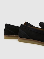 Schuh Blue Risk Suede Loafers - Image 4 of 4