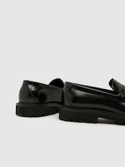 Schuh Black Rudy Leather Loafers - Image 4 of 4