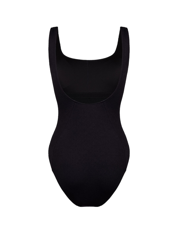 Chelsea Peers Black Embroidered Palm Party Swimsuit - Image 6 of 6