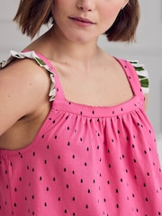 Chelsea Peers Watermelon Print Frill Cami Short Pyjamas Set - Imagen 6 de 8