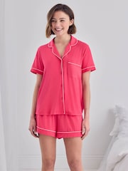 Chelsea Peers Pink Multi Pyjamas Set - Image 6 of 6