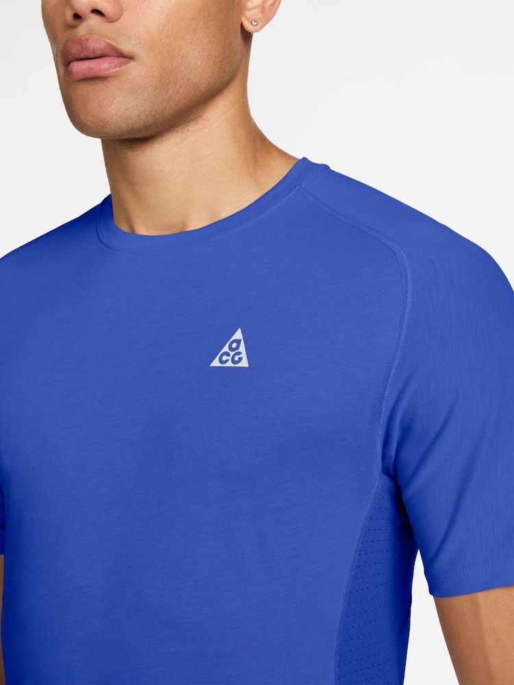 Blå - Nike ACG Solar Chase Dri-FIT ADV løpe-T-skjorte - Bilde 3 av 3