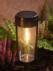 Lights4fun Set of 2 Black Solar Stake Lights - Image 3 of 4