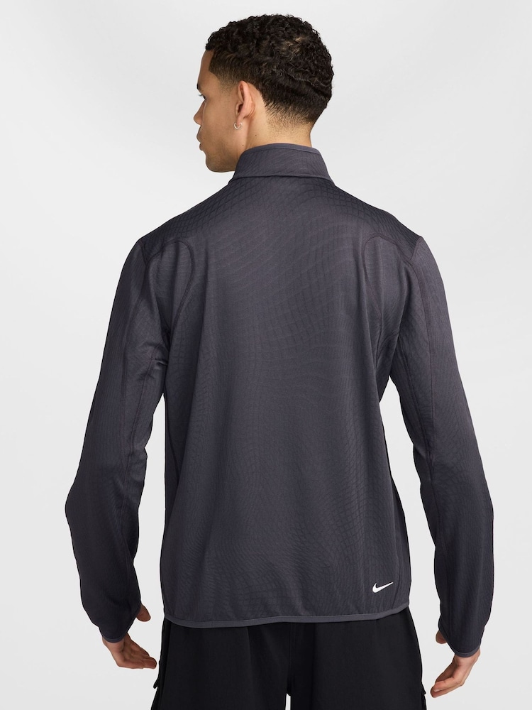 Nike Grey ACG Grid 1/2 Running Zip Top - Image 2 of 3