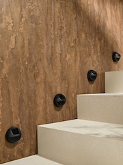 Lights4fun 4 Pack Black Mini Solar Fence / Step light - Image 3 of 4