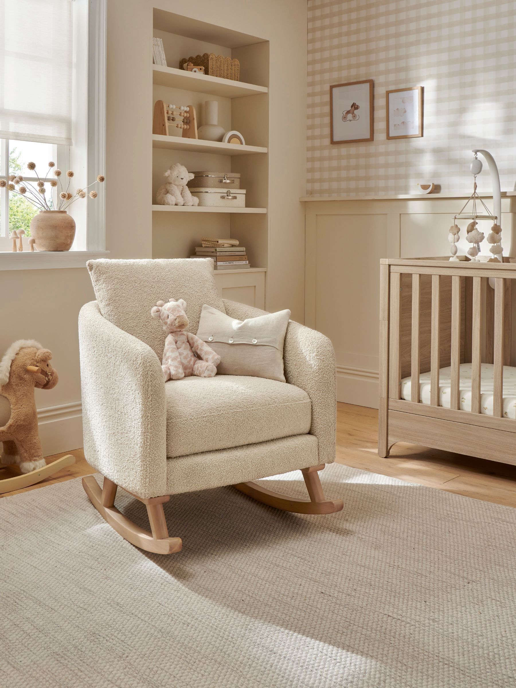 Mamas & Papas Unisex Infant Off White Alma Nursing Chair