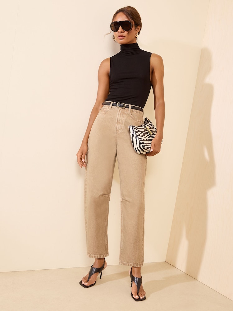 Friends Like These Stone Denim Barrel Jeans - Image 1 of 5