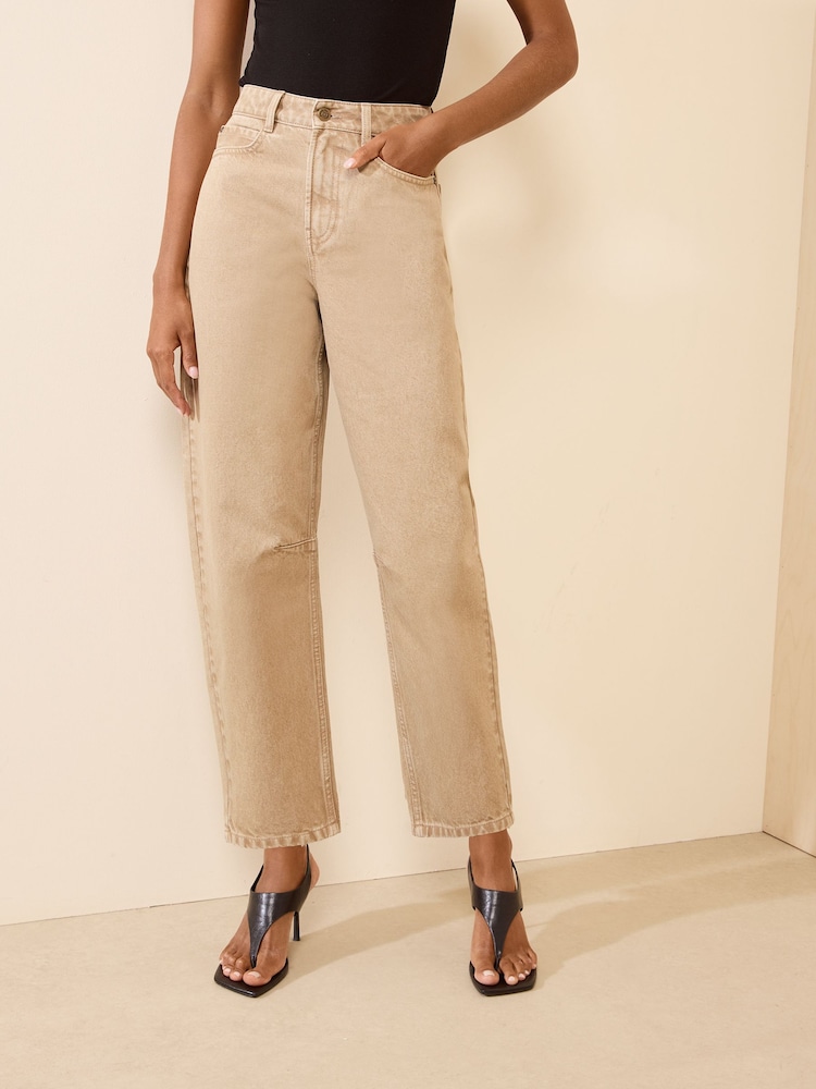 Friends Like These Stone Denim Barrel Jeans - Image 2 of 5