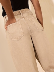 Friends Like These Stone Denim Barrel Jeans - Image 4 of 5