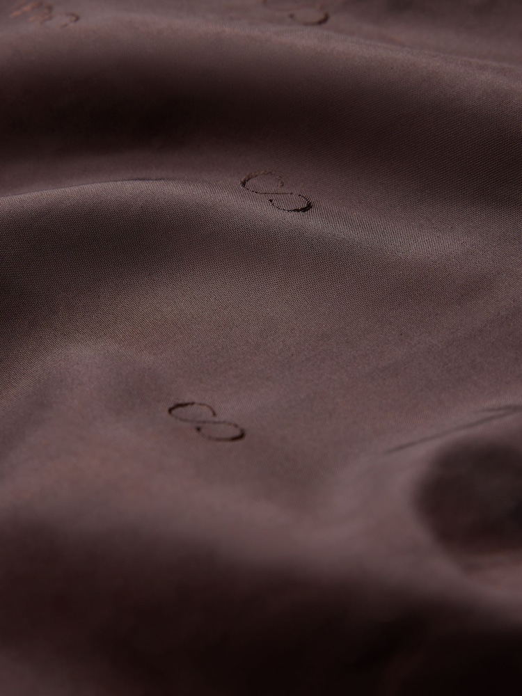 CERENE Wren Chocolate Brown Real Leather Funnel Neck Jacket - Image 12 of 12