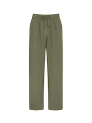 Chelsea Peers Green Linen Blend Trousers - Image 5 of 5