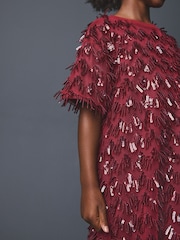 Red Tassel Dress (3-16yrs) - Image 4 of 8