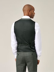 Skopes Green Wesley Check Suit Waistcoat - Image 2 of 4