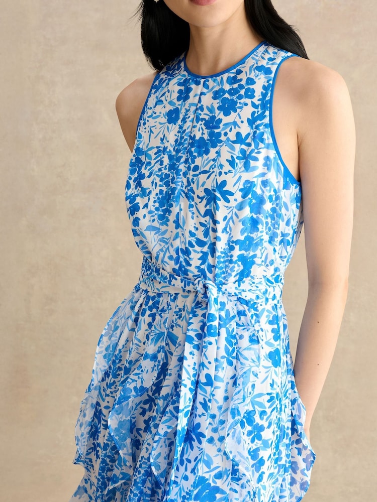 Hobbs Blue Petite Taryn Dress - Image 2 of 5