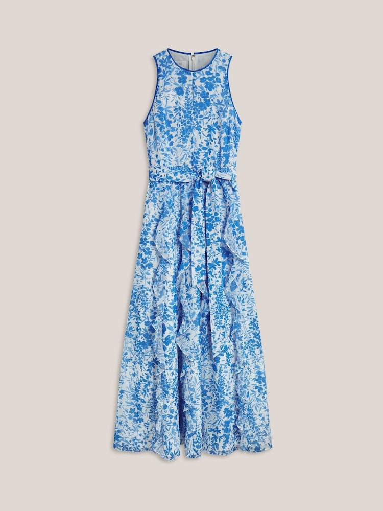 Hobbs Blue Petite Taryn Dress - Image 5 of 5