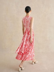 Hobbs Red Maddie Dress - Image 3 of 5